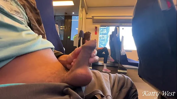 A stranger showed me his dick on the train and I sucked in public