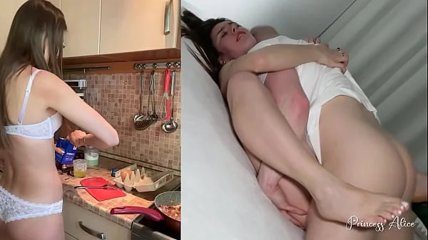 LIFE OF A STUDENT - Enjoying Tasty Food And Cock - Princess Alice