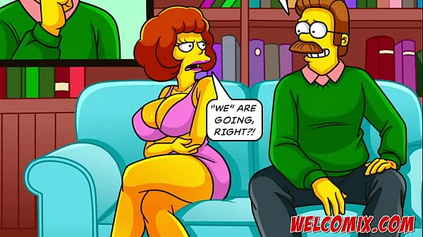 Returning the kindness! Swap wives! The Simptoons, Simpsons porn