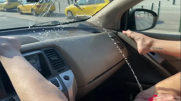 Jordan SQUIRTING river in my Car 4K multi cam