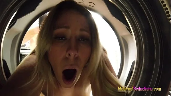 Fucking My Busty Step Mom While She is Stuck in the Washing Machine - Nikki Brooks