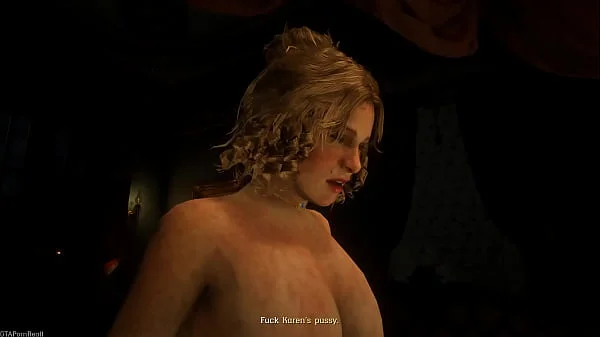 RDR2 Porn - Karen riding Arthur's dick