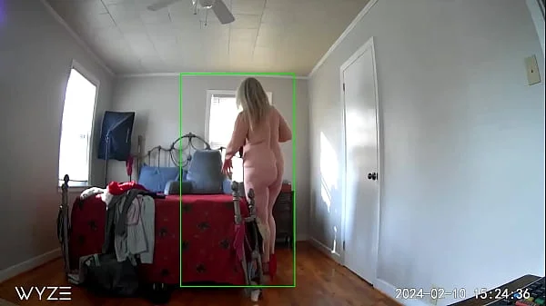 Hidden Camera - Step Mom Comes Home From Shopping, Tries On New  Clothes And Masturbates!