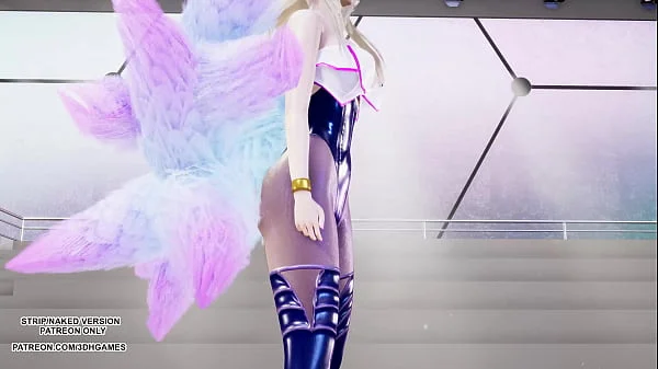 [MMD] CHUNG HA - PLAY KDA Ahri Sexy Kpop Dance League Of Legends Uncensored Hentai