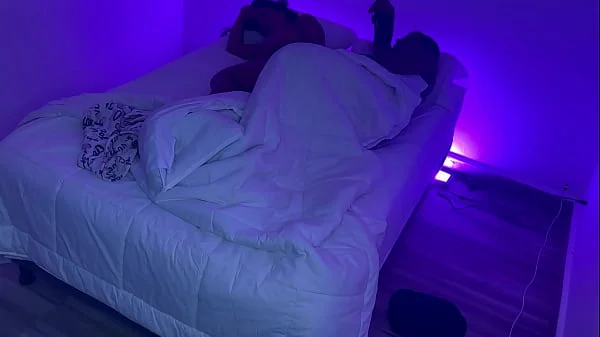 Behind the scenes. Stepmom shares bed and fucks stepson