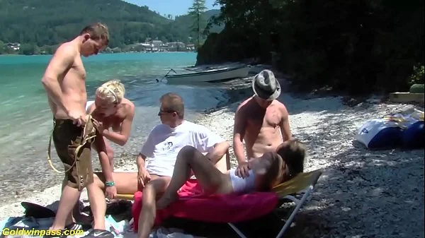 b. public family therapy beach orgy