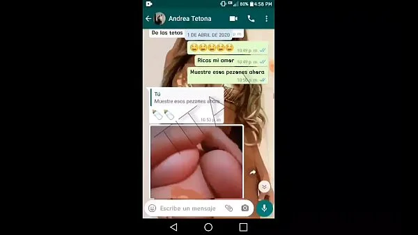 The most busty in the classroom on a video call, got horny on whatsapp and the rest was recorded