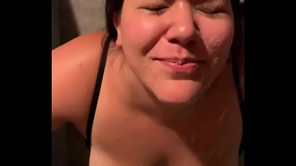 Huge facial for cute Latina slut with big tits begging like a dumb whore “give me your cum” — sillyslutwife