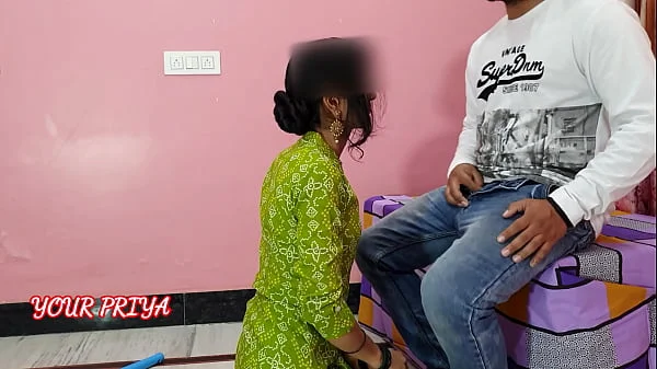 मालिक ने नौकरानी को पैसे देकर चुसवाया और चोदा | हिंदी में Role-play close-up sex । साफ हिंदी आवाज़ में