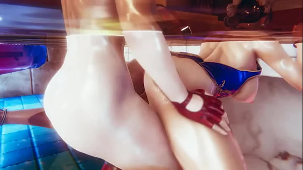 Futa - Street Fighter - Cammy fucks Chun Li - 3D Porn