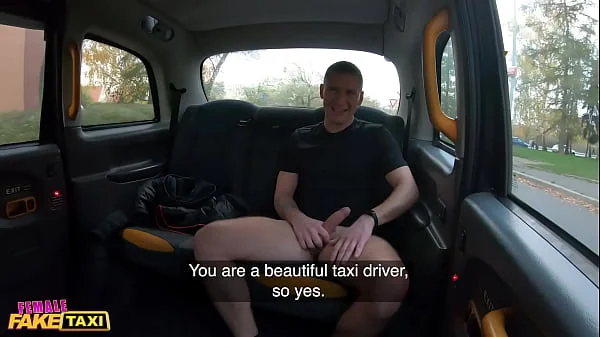 Female Fake Taxi Her Big natural boobs are on top form fucking a customer