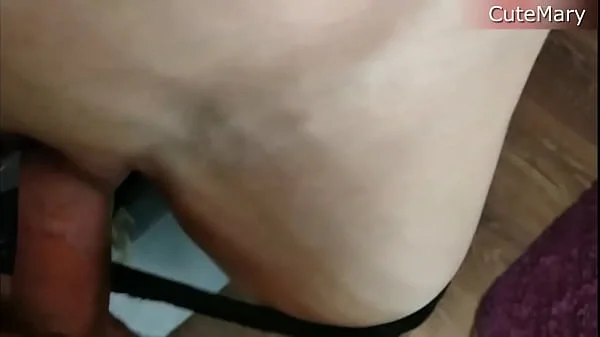 Rubbing pussy then cumming in my panties and pull them up