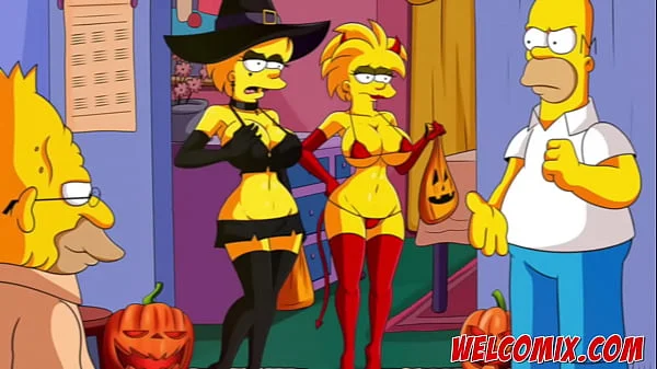 Halloween night with sex - The Simptoons