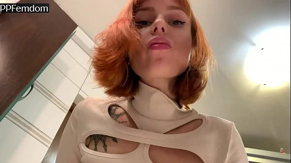 POV Spit and Toilet Pissing With Redhead Mistress Kira