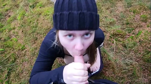 Outdoor sex with cute chubby girl Maja!