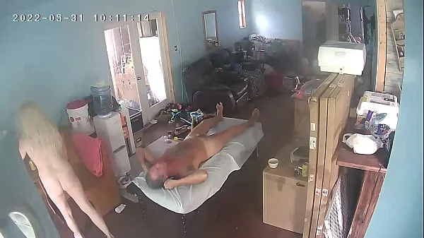 gets naughty massage from neighbor when family is gone