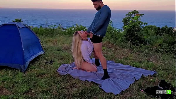 Sexo Arriscado Casal Amador real fodendo em acampamento - Sexdoll 520